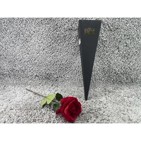 Noble Rose Ring Box Flower Heart Engagement Rose Ring Box Red Special Occasions - Picture 8 of 14